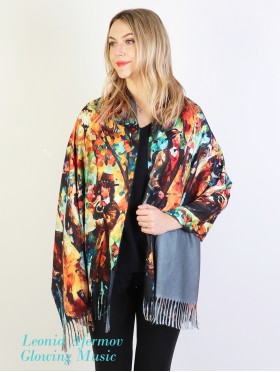 Oil Painting Design Fashion Scarf